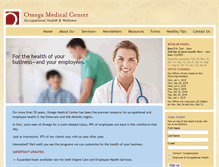 Tablet Screenshot of omegamedicalcenter.com